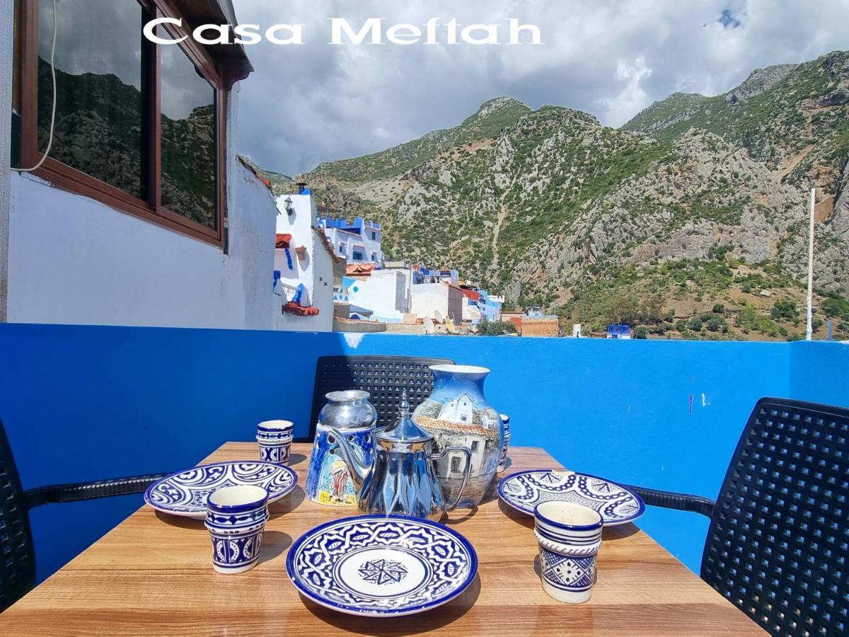 Casa Meftah Blue Daire Şafşavan Dış mekan fotoğraf
