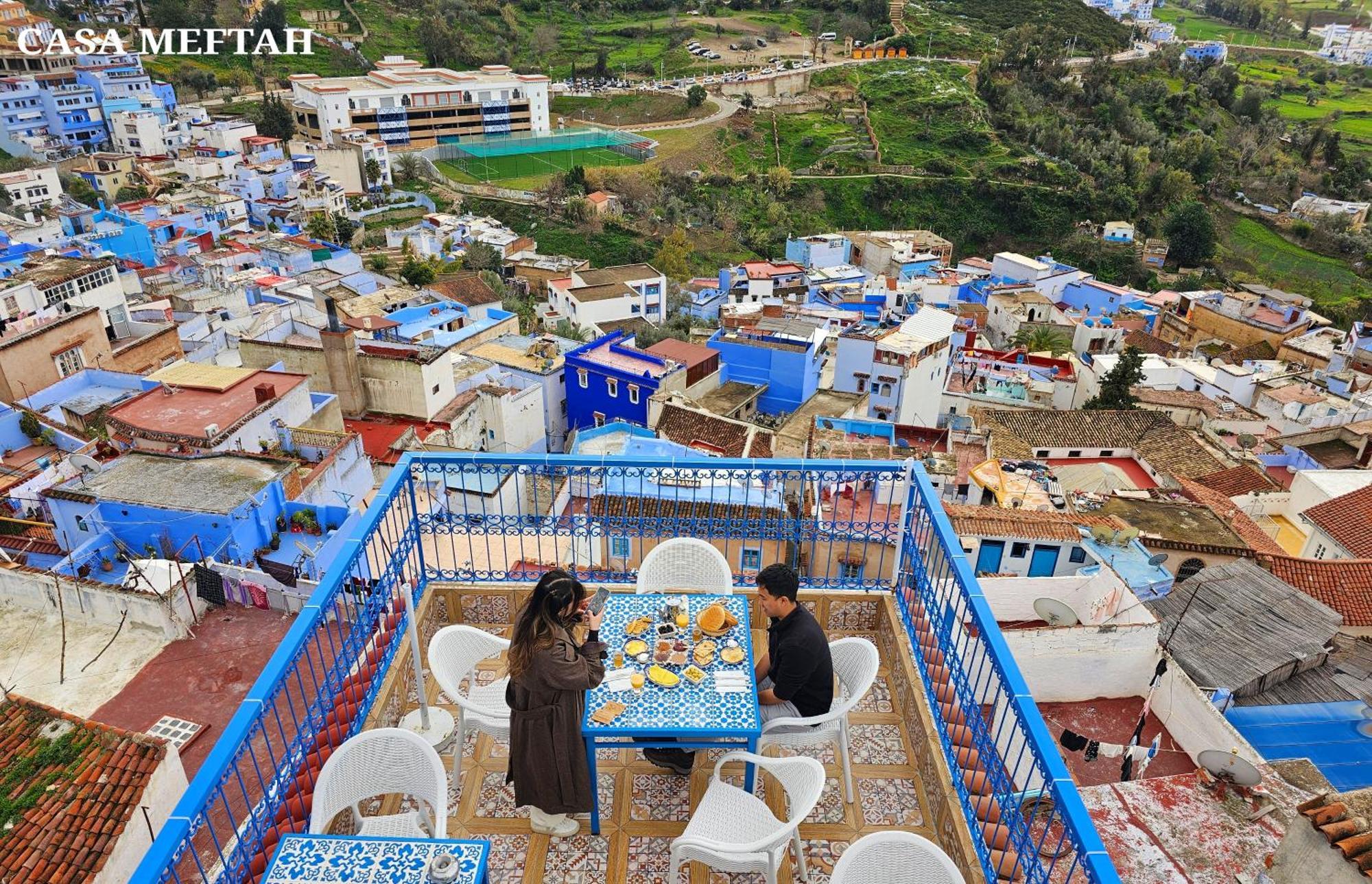 Casa Meftah Blue Daire Şafşavan Dış mekan fotoğraf