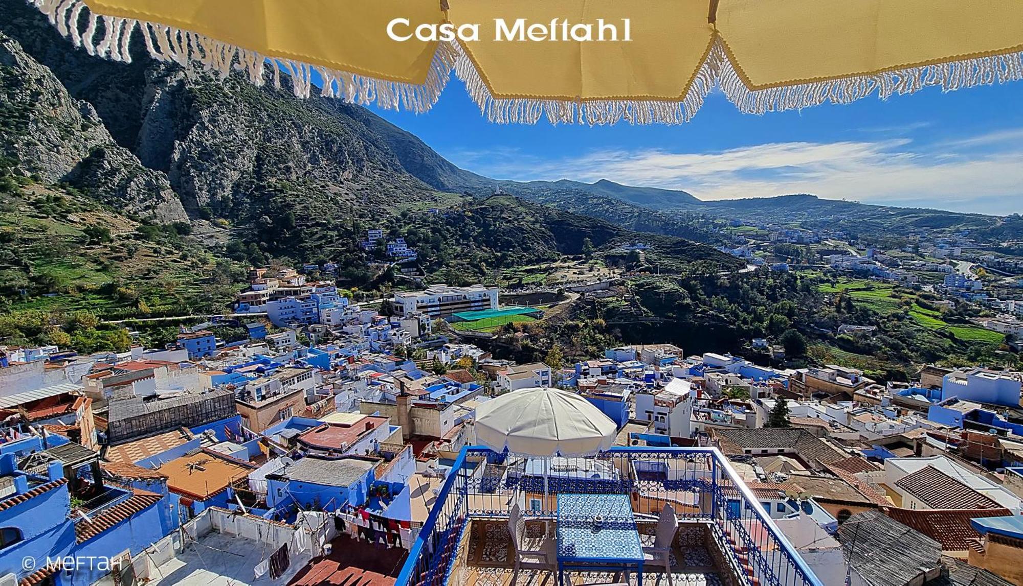 Casa Meftah Blue Daire Şafşavan Dış mekan fotoğraf