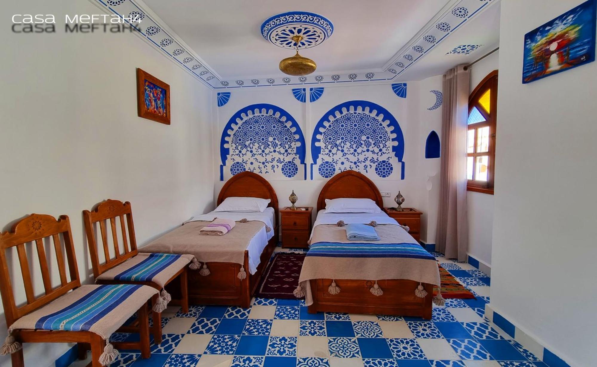 Casa Meftah Blue Daire Şafşavan Dış mekan fotoğraf