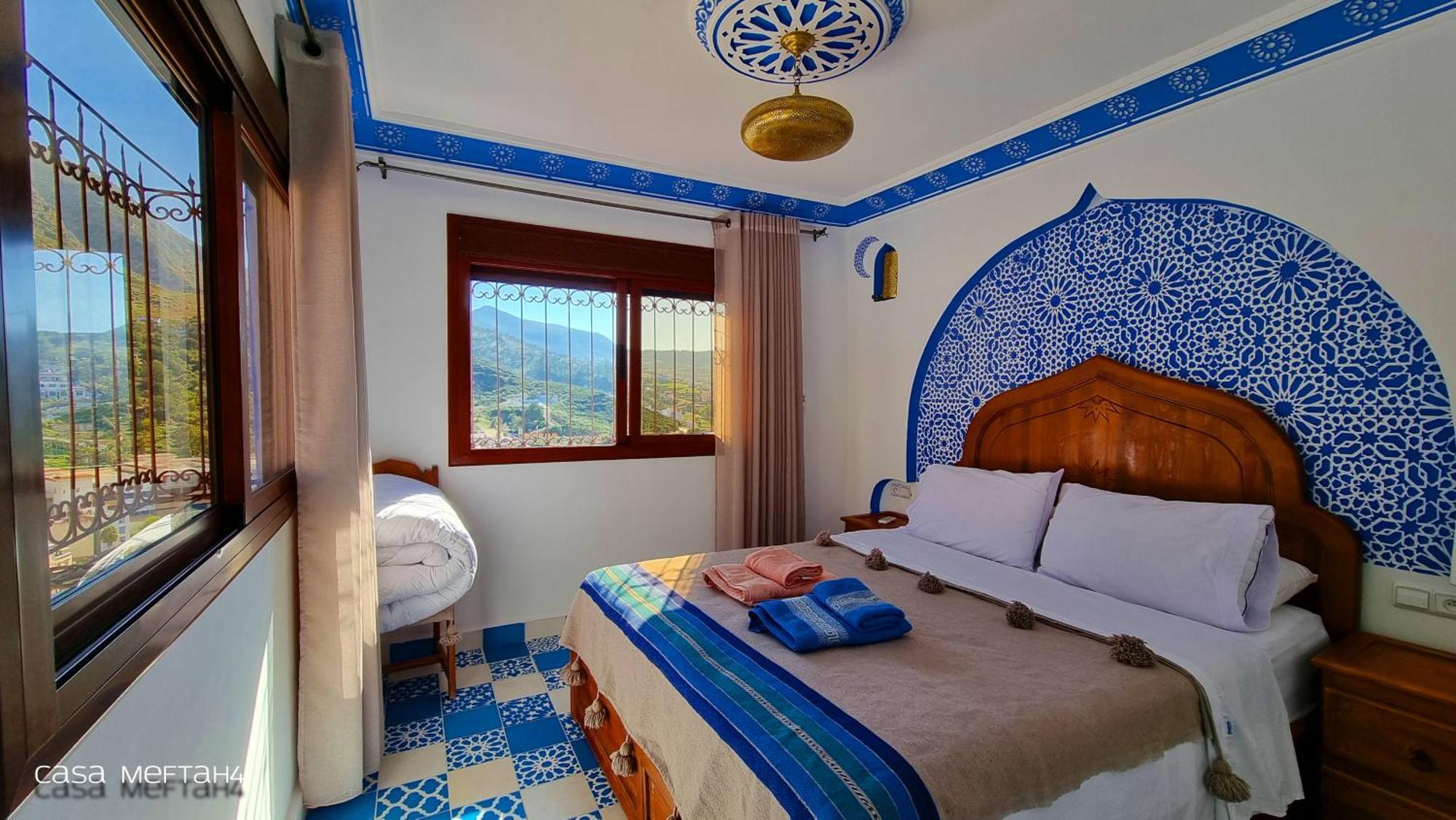 Casa Meftah Blue Daire Şafşavan Dış mekan fotoğraf