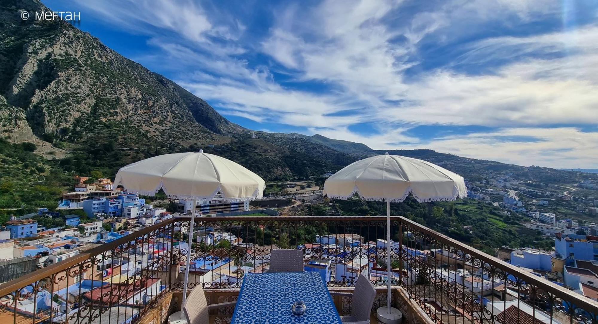 Casa Meftah Blue Daire Şafşavan Dış mekan fotoğraf