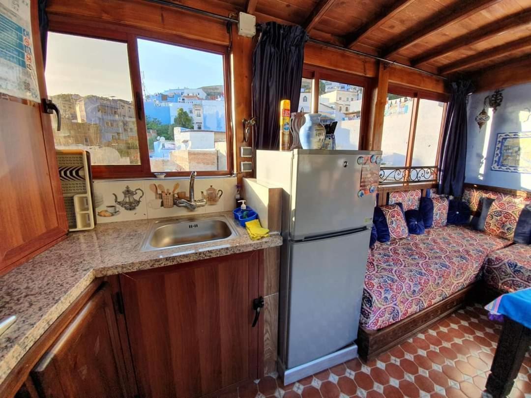 Casa Meftah Blue Daire Şafşavan Dış mekan fotoğraf