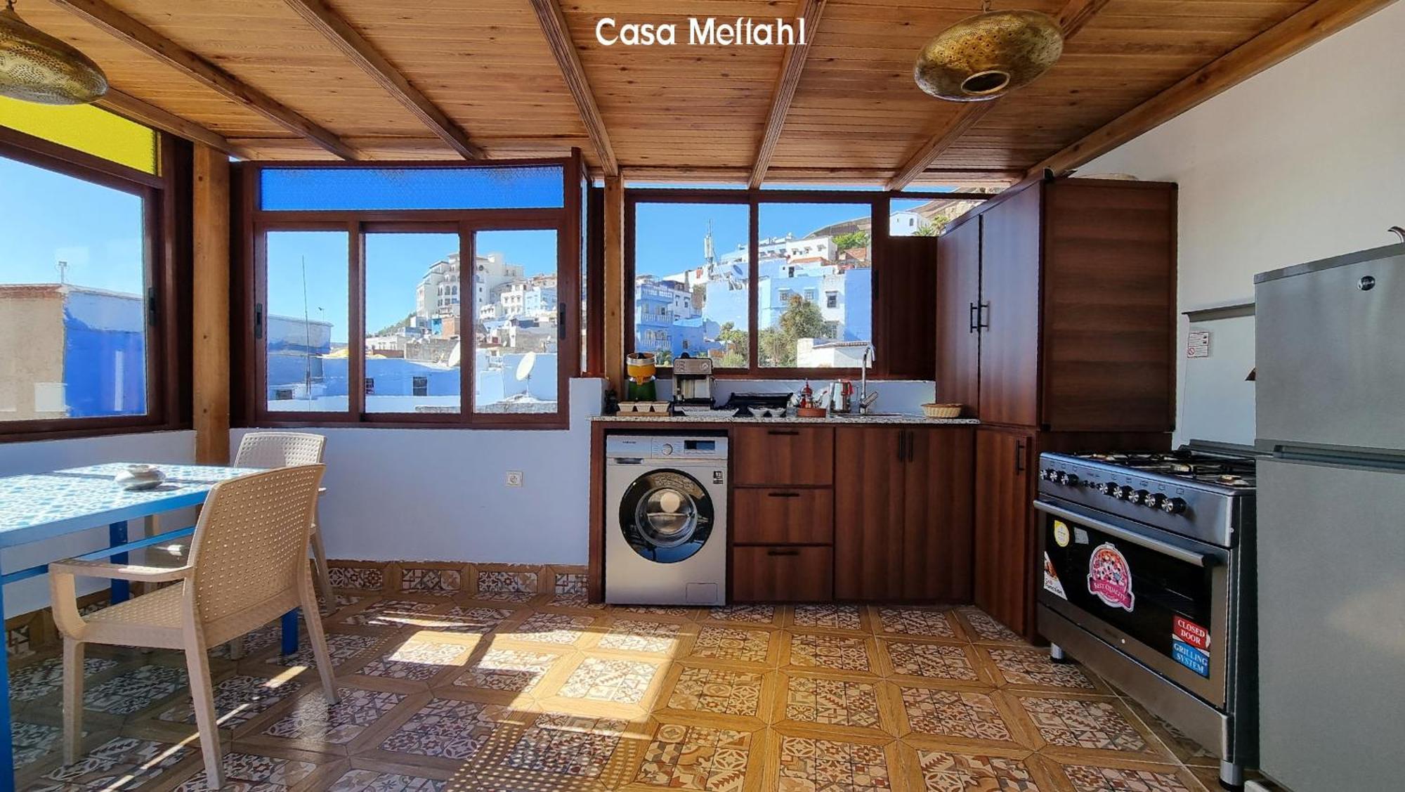 Casa Meftah Blue Daire Şafşavan Dış mekan fotoğraf