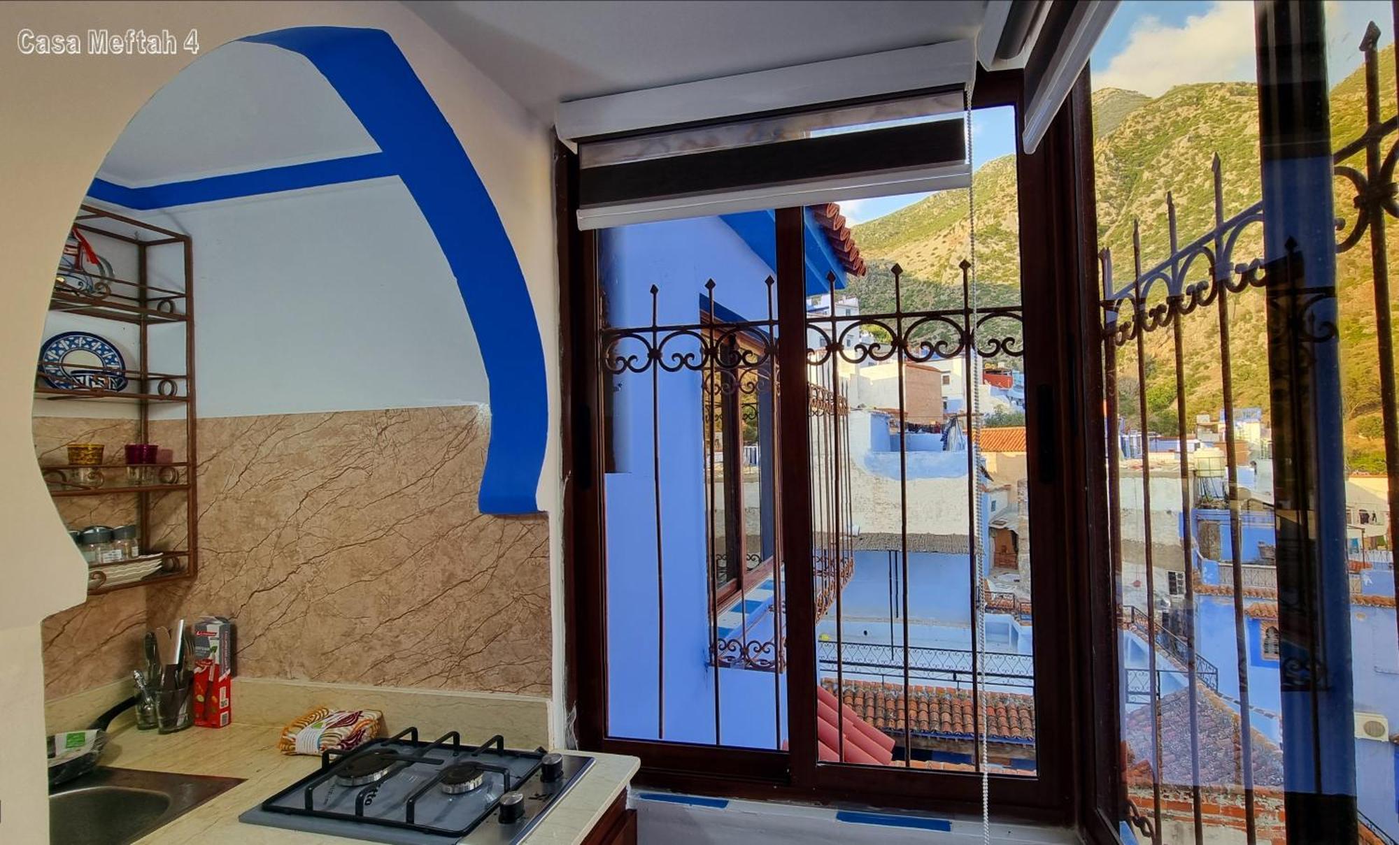 Casa Meftah Blue Daire Şafşavan Dış mekan fotoğraf