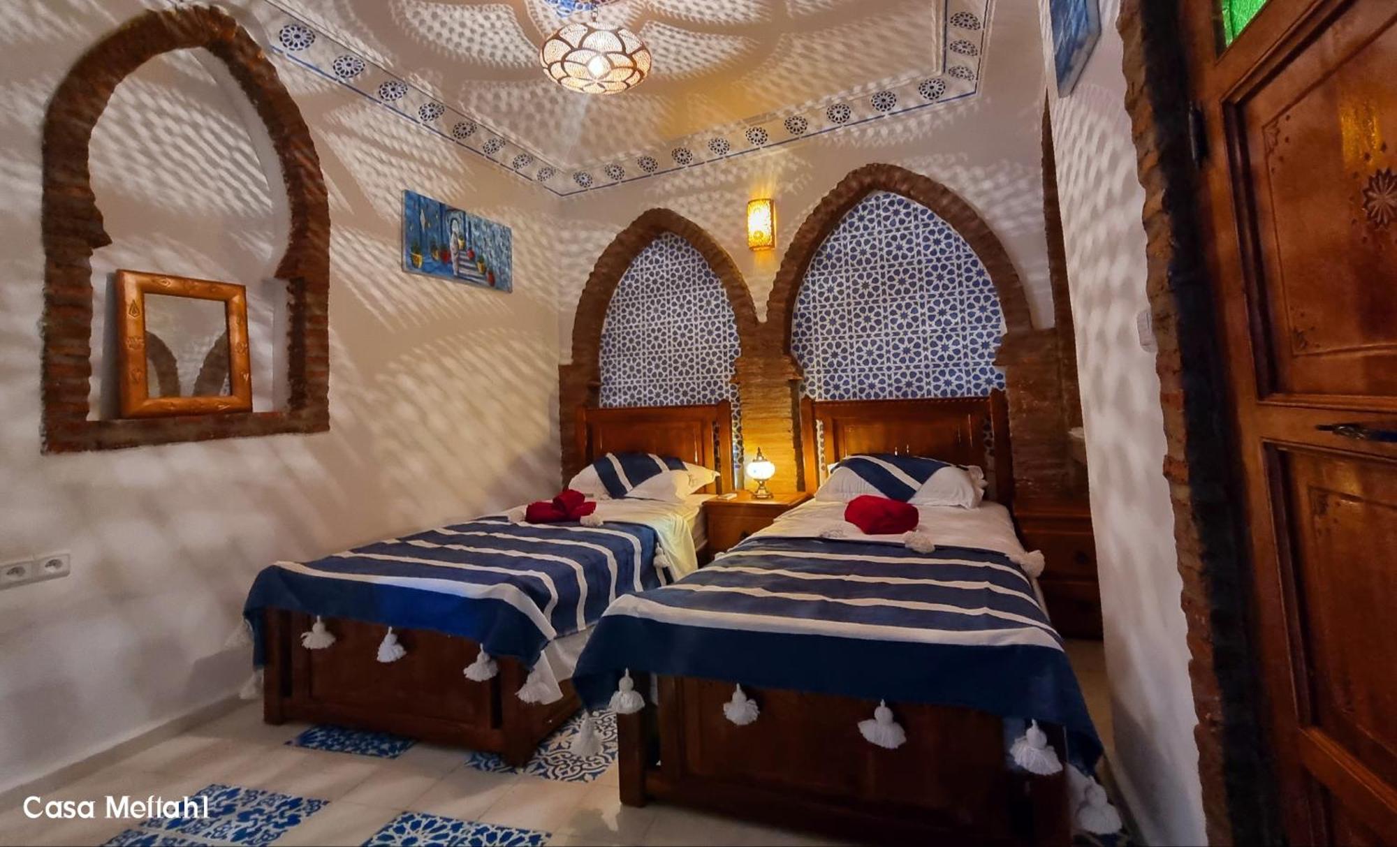 Casa Meftah Blue Daire Şafşavan Dış mekan fotoğraf