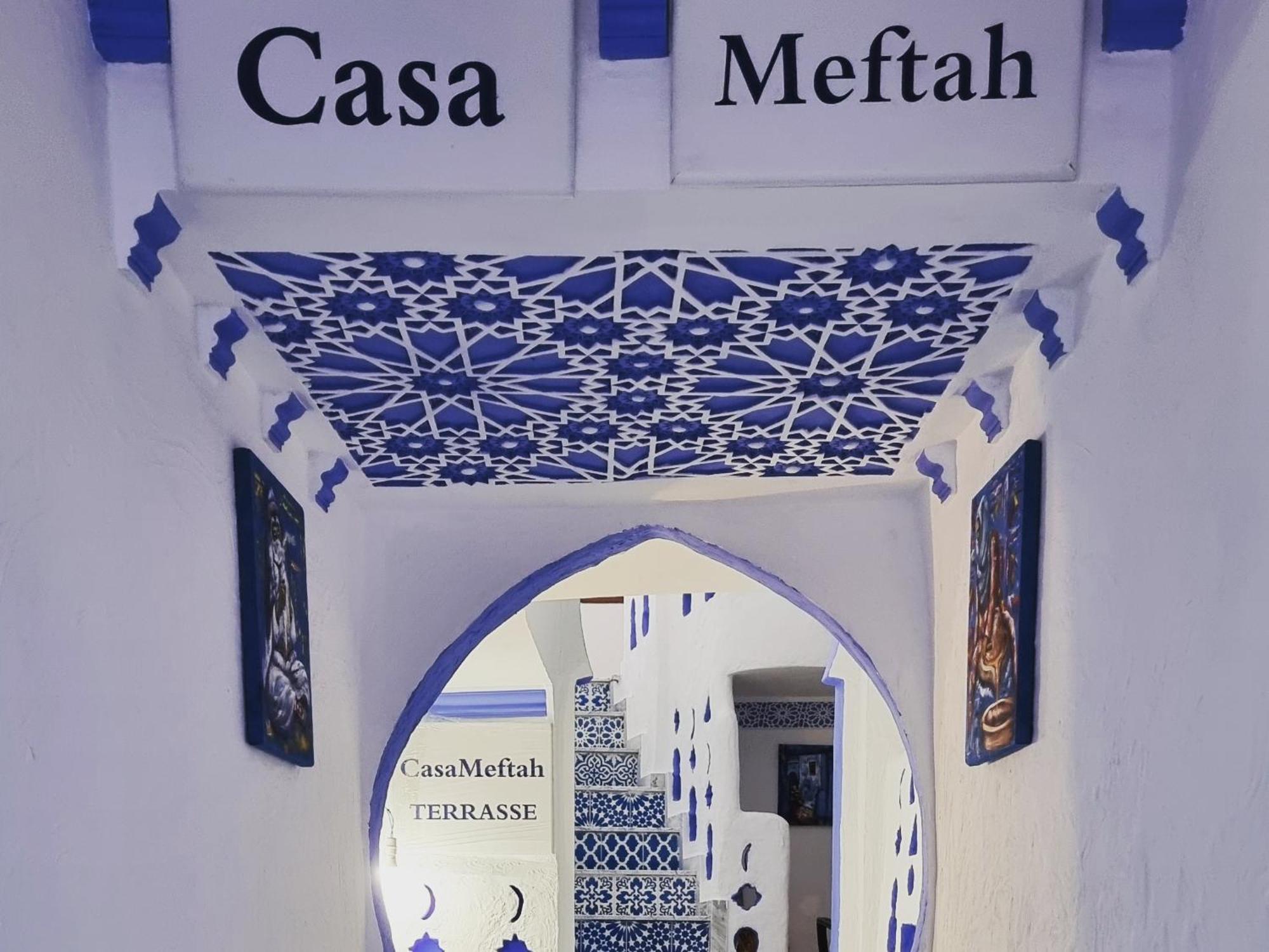 Casa Meftah Blue Daire Şafşavan Dış mekan fotoğraf