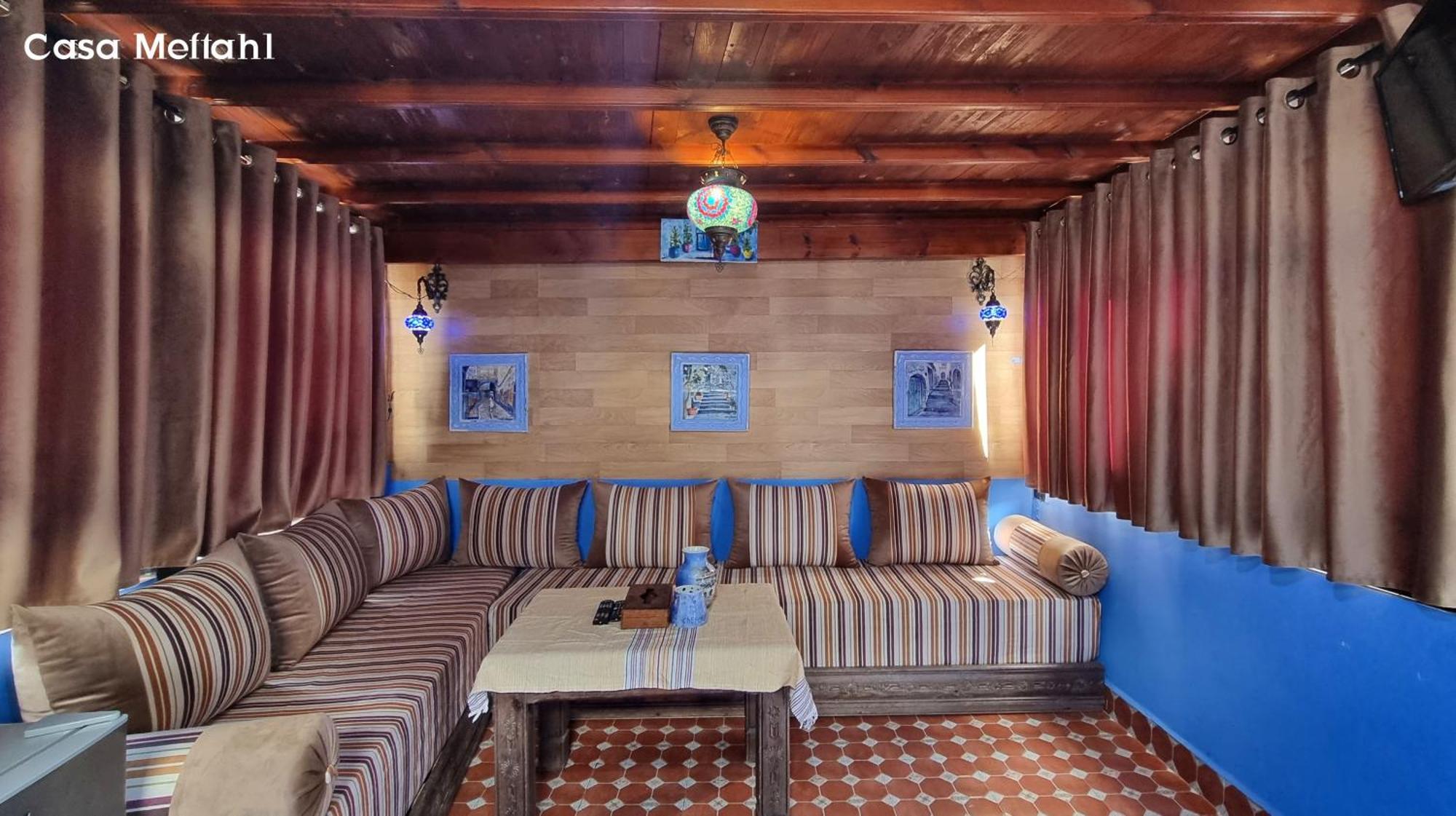 Casa Meftah Blue Daire Şafşavan Oda fotoğraf