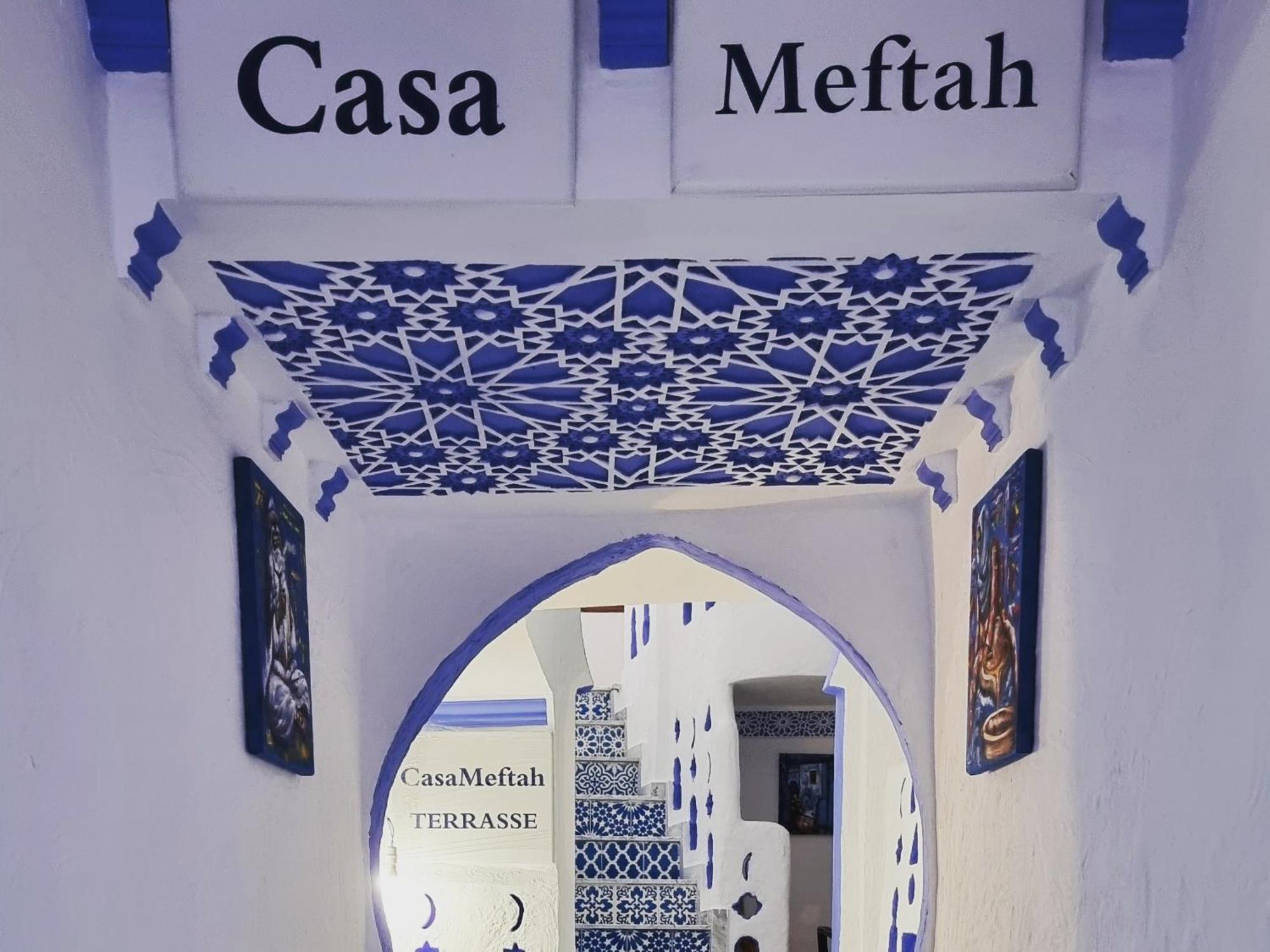 Casa Meftah Blue Daire Şafşavan Oda fotoğraf